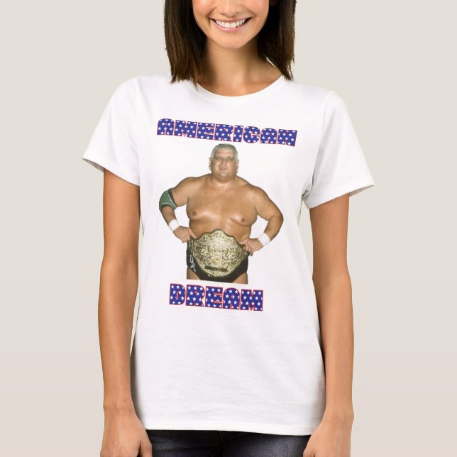 T-shirt Dusty RhodesDusty Rhodes L'Américain Drea (Devant)