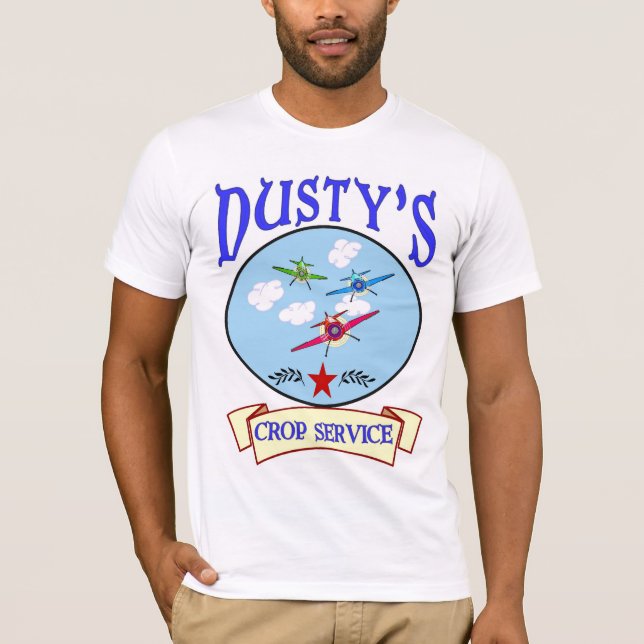 T-shirt Dusty's Crop Service (Devant)