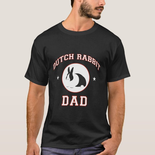 T-shirt Dutch Rabbit Papa (Devant)