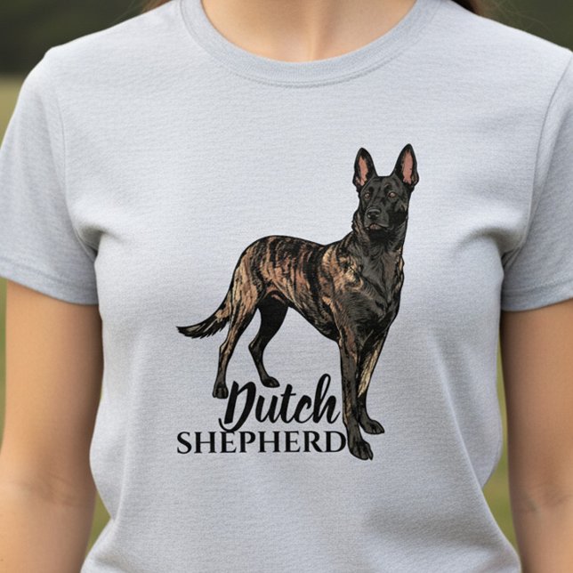 T-shirt Dutch Shepherd -Hollandse Herdershond (Créateur téléchargé)