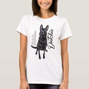 T-shirt Dutch Shepherd - Illustration utchie