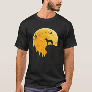 T-shirt Dutch Shepherd Lovers Halloween Moon