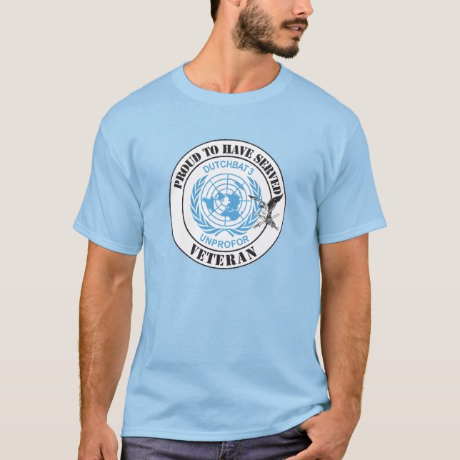 T-shirt Dutchbat 3 UNPROFOR Vetcan (Devant)