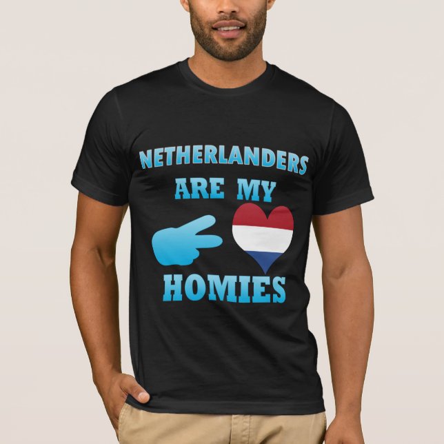 T-shirt Dutchs sont mon Homies (Devant)