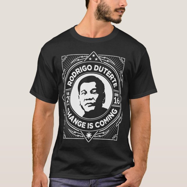 T-shirt Duterte pour le président (Devant)
