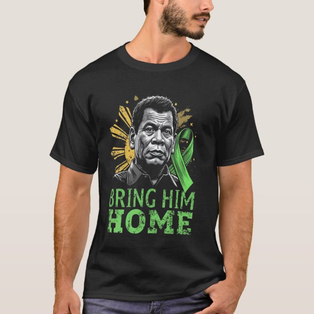 T-shirt Duterte Ramenez-le chez vous Philippines PRRD DU30 (Devant)