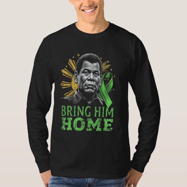 T-shirt Duterte Ramenez-le chez vous Philippines PRRD DU30 (Devant)