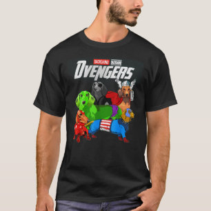 T-shirt Dvengers T Chemise Drôle Drôle Chien Dachshund Cad