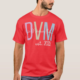 T-shirt DVM 2022 Docteur en médecine vétérinaire