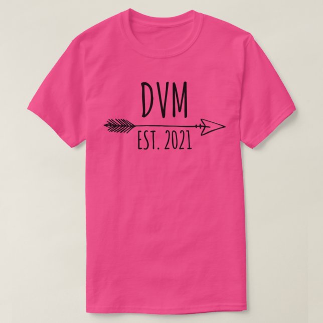 T-shirt DVM Est 2021 Doctor of Veterinary Medicine 2021 Gr (Design devant)