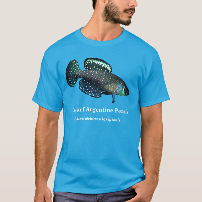 T-shirt Dwarf Argentine Pearl Fish (Devant)