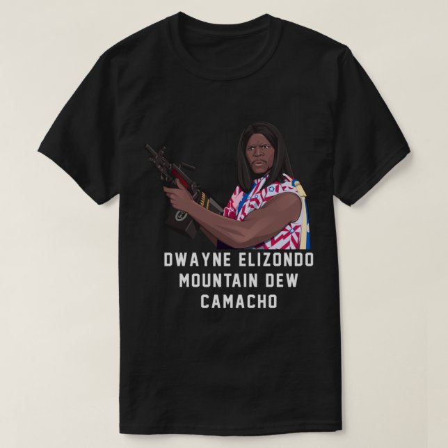 T-shirt Dwayne Elizondo Mountain Dew Camacho (Design devant)
