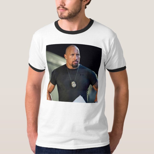 T-shirt Dwayne Johnson Image shirt (Devant)