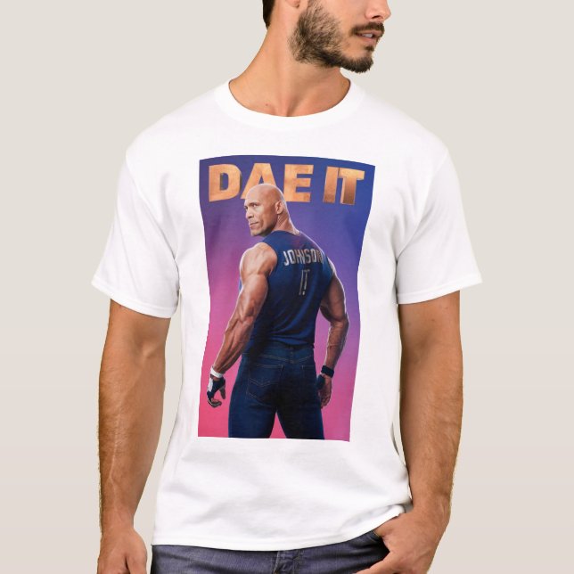T-shirt "Dwayne Johnson : Osez-le - Un voyage kaléidoscopi (Devant)
