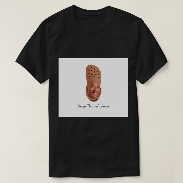 T-shirt Dwayne La Tapisserie Croc Johnson (Design devant)
