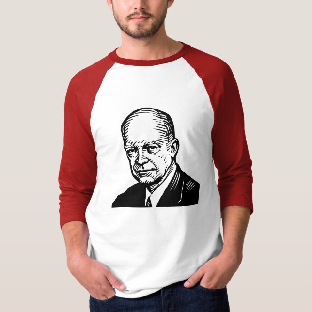 T-shirt Dwight David Eisenhower "34" pièce en t (Devant)