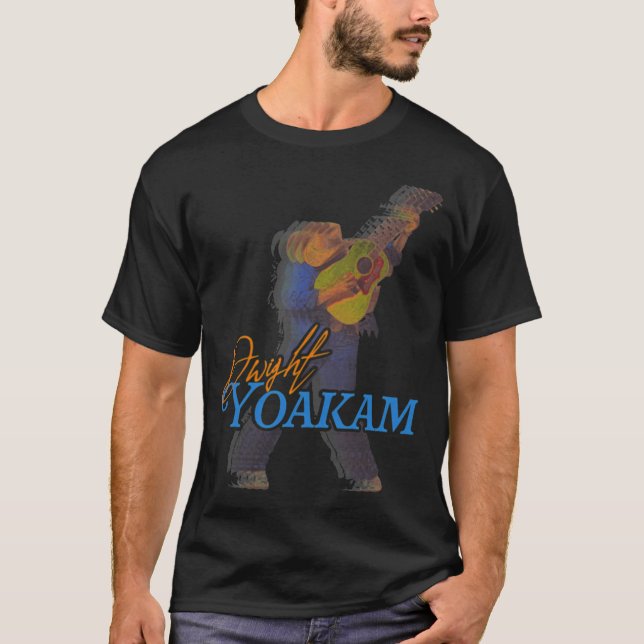 T-shirt Dwight Yoakam Rétro Style 80s (Devant)