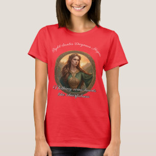 T-shirt Dwynwen la sainte patronne des amoureux