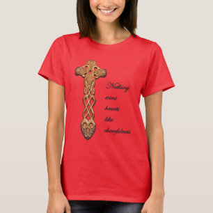 T-shirt Dwynwen Rien ne gagne les cœurs comme la bonne hum