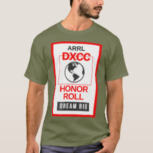 T-shirt DXCC Honor Roll Ham Radio - Black ARRL Hamradio