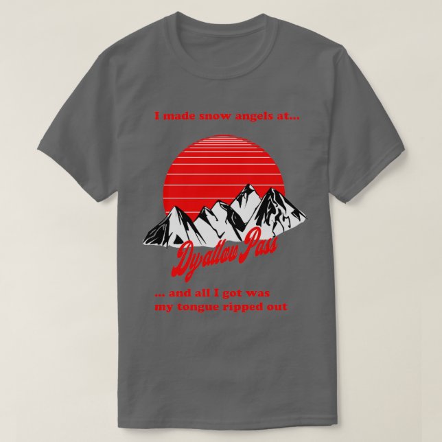 T-shirt Dyatlov Pass commemorative t (Design devant)