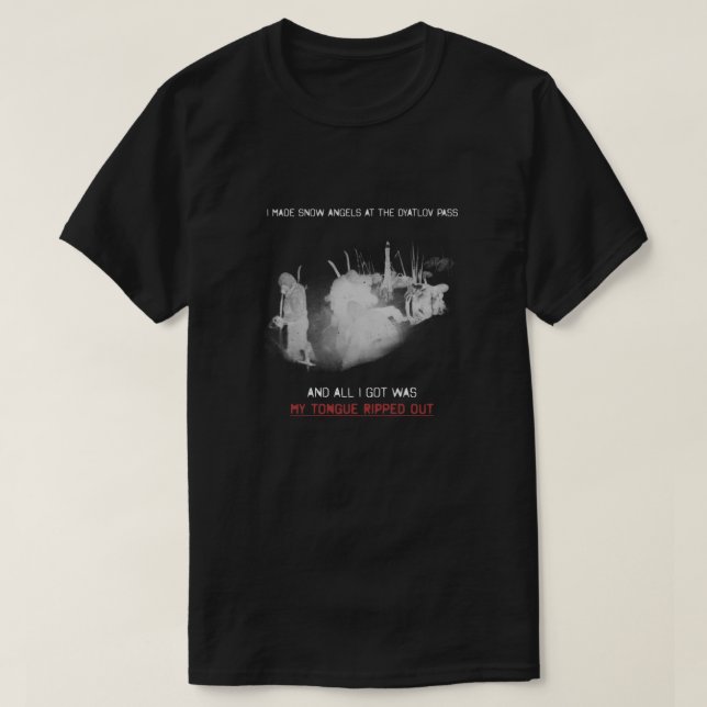 T-shirt Dyatlov Pass Souvenir Premium (Design devant)