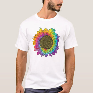 T-shirt DYE SUNFLOWER Peace Love