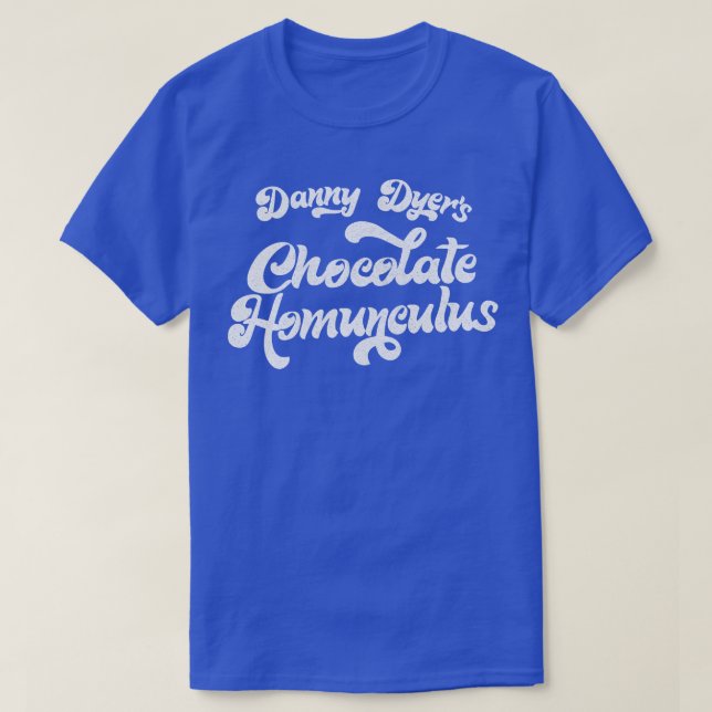T-shirt Dyers Chocolat Homunculus Peep Show Band (Design devant)