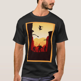 T-shirt Dying Light Minimaliste Voyage Style Vidéo Jeu Art