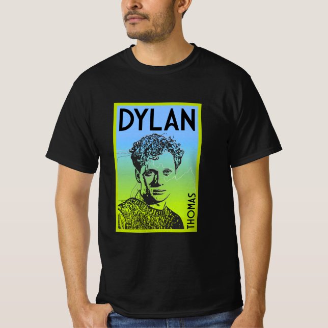 T-shirt Dylan Thomas Welsh Poet (Devant)