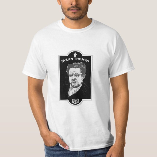 T-shirt Dylan Thomas Welsh Poet (Devant)