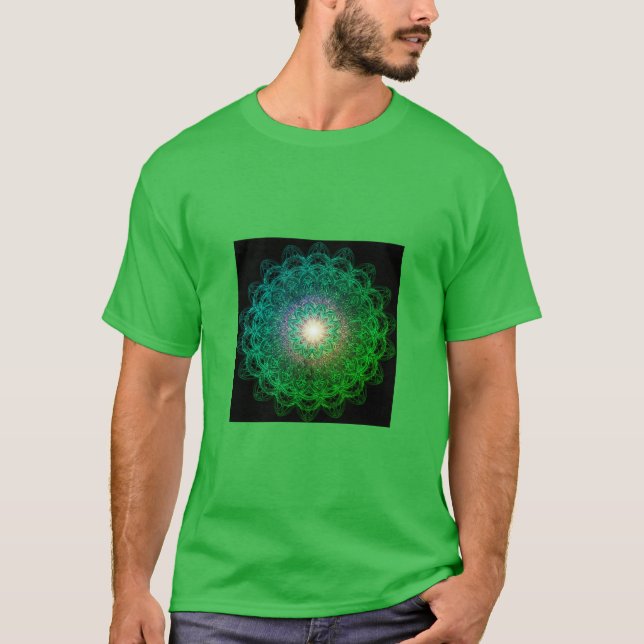 T-shirt dynamique Mandala Energy Boho (Devant)