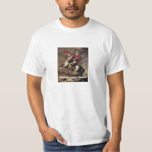 T-shirt dynamite de napoléon croisant les alpes
