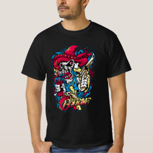 T-shirt Dynamite Skeleton - Halloween épicé Outlaw Design