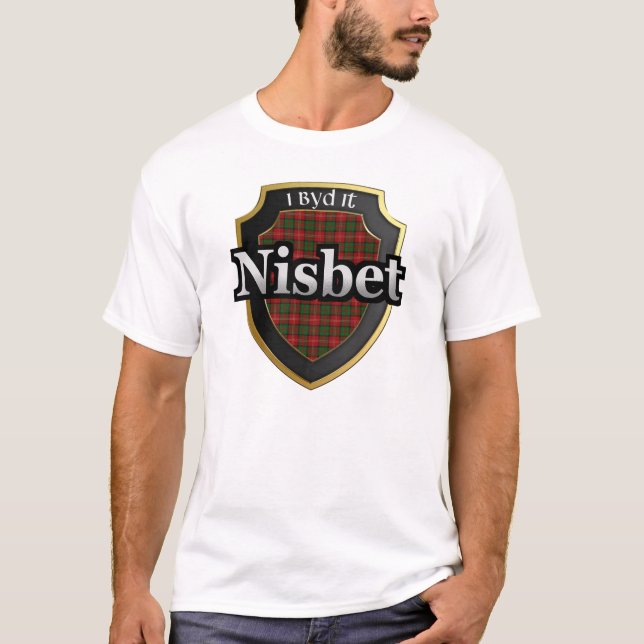 T-shirt Dynastie de Clan Nisbet Écosse Tartan (Devant)