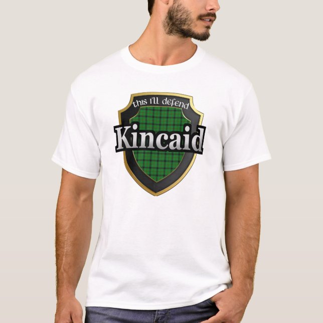 T-shirt Dynastie de tartan de Kincaid Ecosse de clan (Devant)