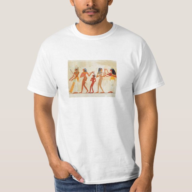 T-shirt Dynastie des musiciennes égyptiennes 18 1390 av. (Devant)