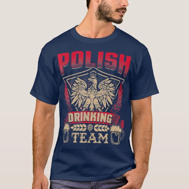 T-shirt Dyngus Day Bière polonaise Pologne Fierté Faucon A (Devant)