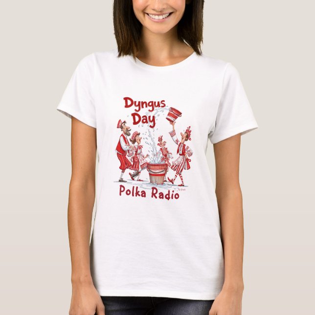 T-Shirt Dyngus Day Polka Radio (Devant)