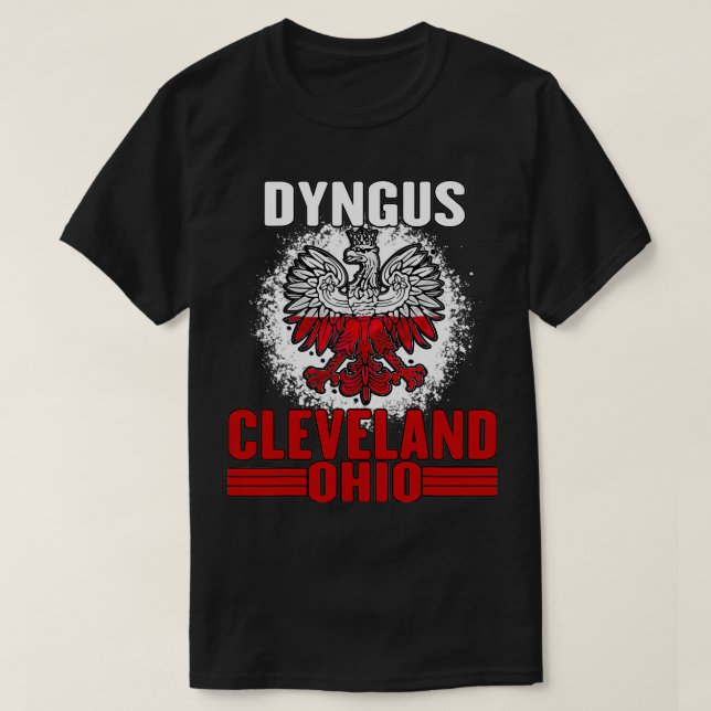 T-shirt Dyngus Day Tee - shirts Cleveland Dyngus Day Capit (Design devant)