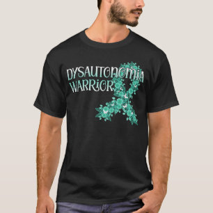 T-shirt Dysautonomia Warrimee Awareness POTS Turquoise Rib