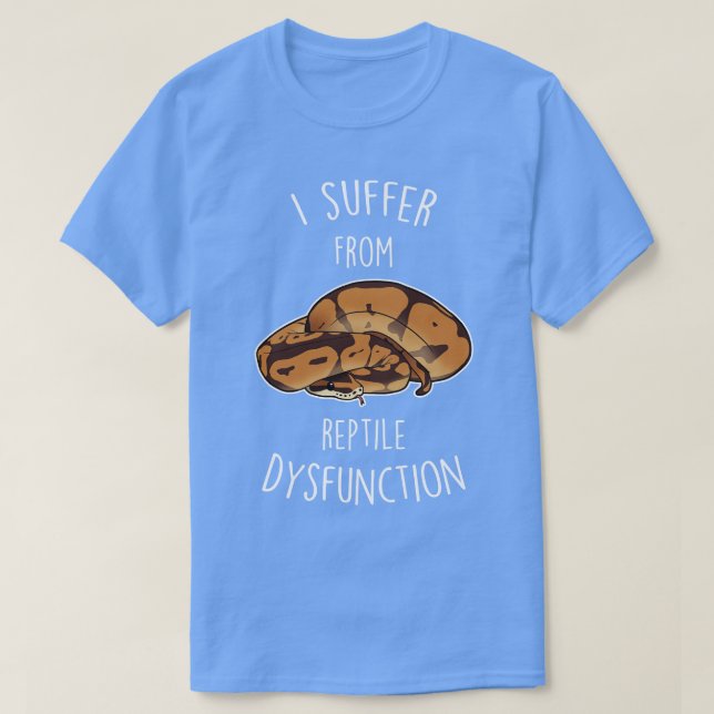 T-shirt Dysfonctionnement du Reptile Ball Python (Design devant)