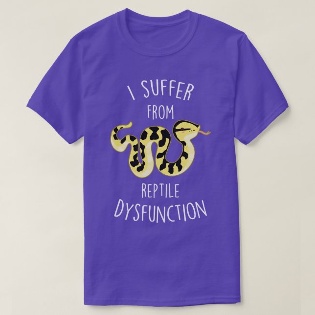 T-shirt Dysfonctionnement du Reptile de Jungle Python (Design devant)