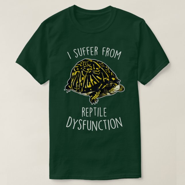 T-shirt Dysfonctionnement du Reptile de la tortue de boîte (Design devant)