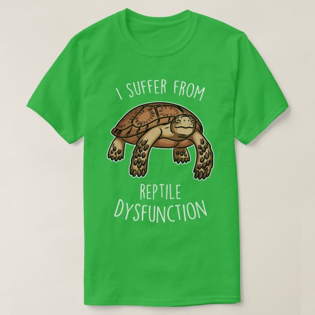 T-shirt Dysfonctionnement du reptile sulcata Tortoise (Design devant)