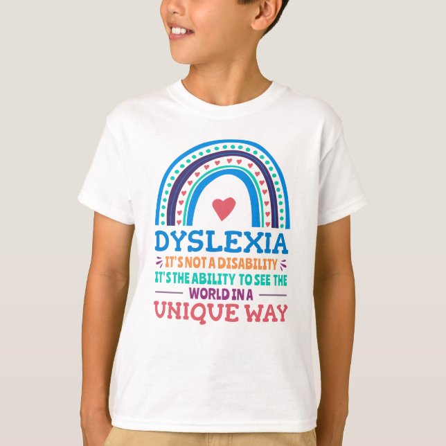 T-shirt Dyslexia (Devant)