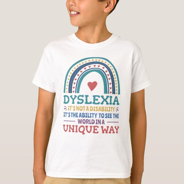 T-shirt Dyslexia (Devant)