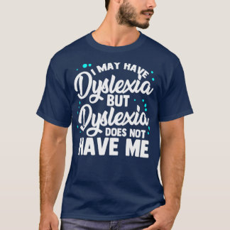 T-shirt Dyslexie dyslexique1