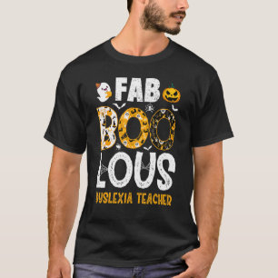T-shirt Dyslexie foabolique Enseignant Éffrayant Enseignan