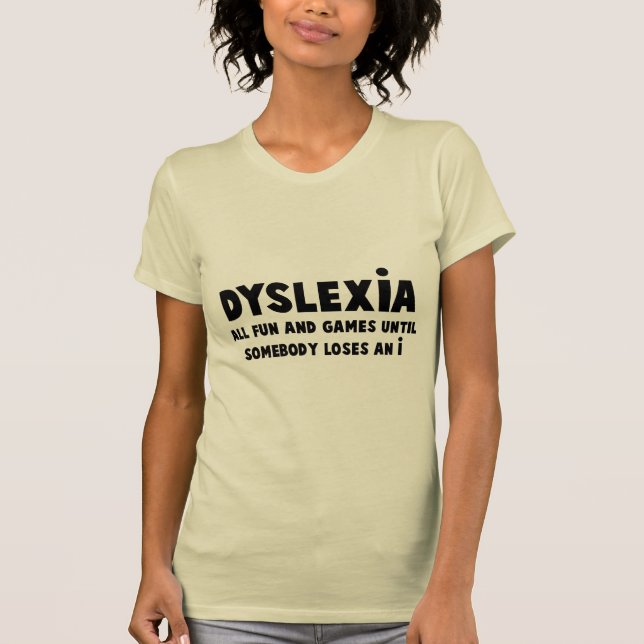 T-shirt Dyslexie hilare (Devant)